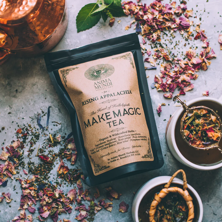 Make Magic Tea - Blue lotus, Scullcap, Tulsi, Rose, Nettle