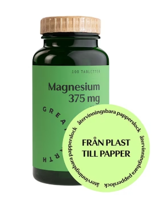 Great Earth Magnesium 375 mg 100 tabletter