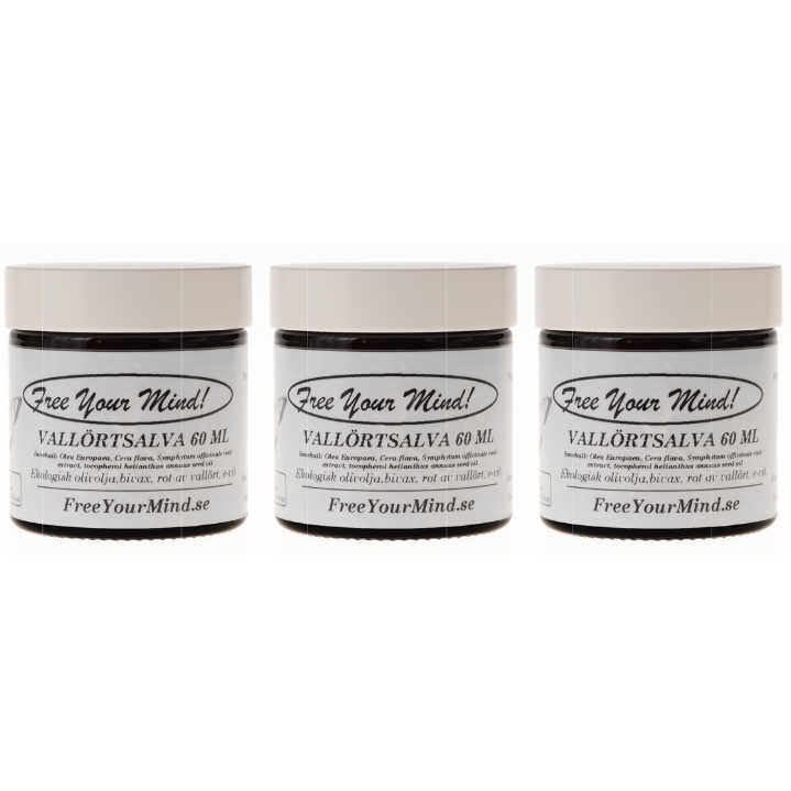 3-PACK Vallörtsalva 60 ml Free Your Mind!