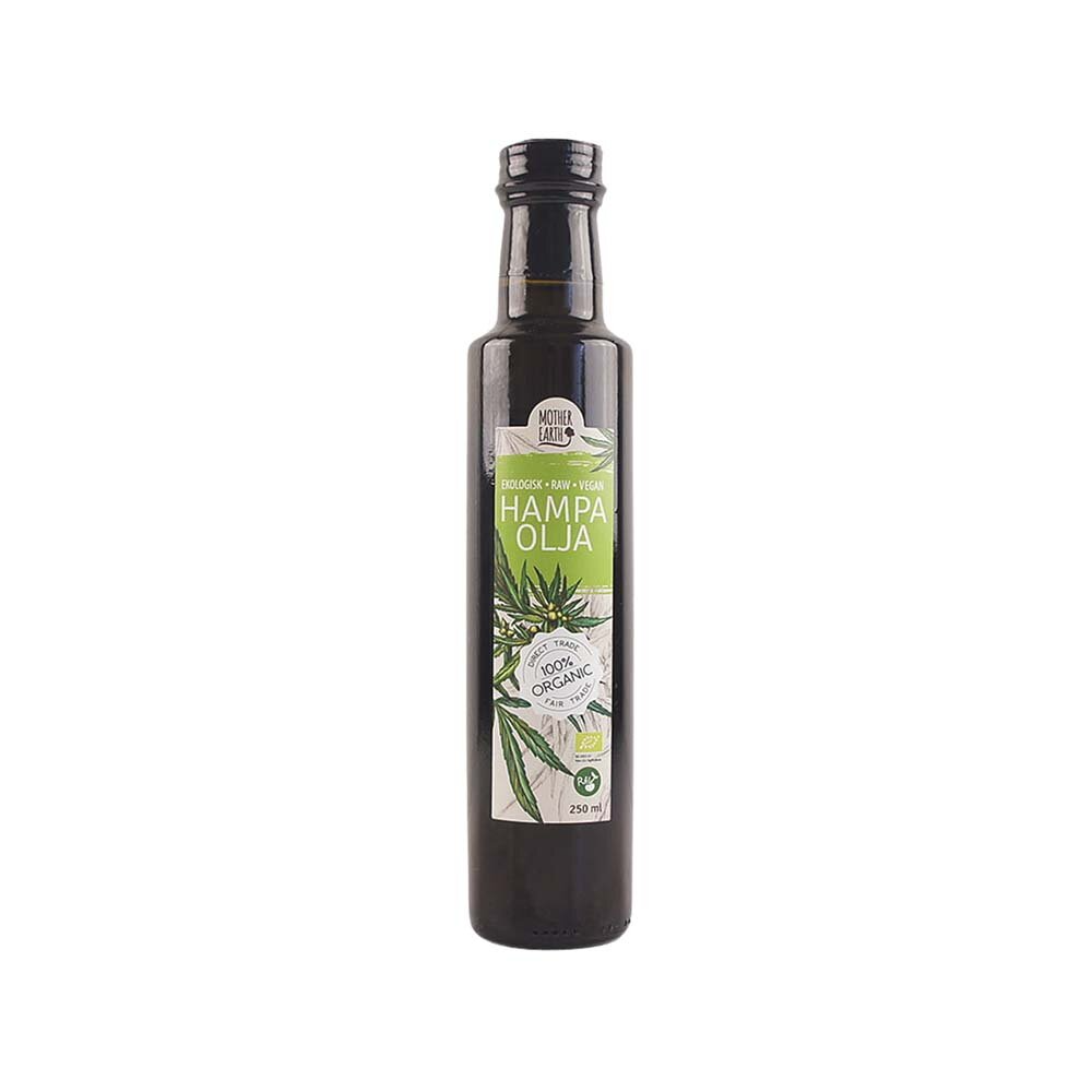 Mother Earth Hampaolja kallpressad Eko 250 ml