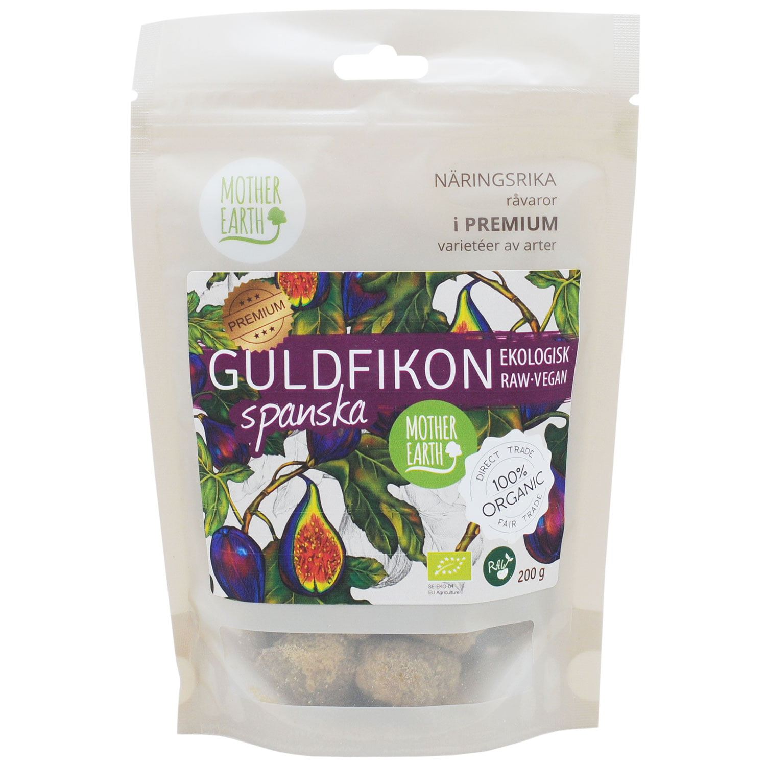 Mother Earth Guldfikon Eko 200 g