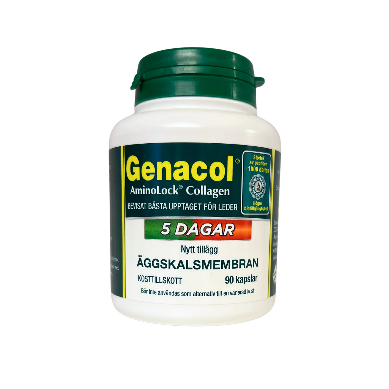 Genacol + äggskalsmembran 90 kapslar 100% Collagen