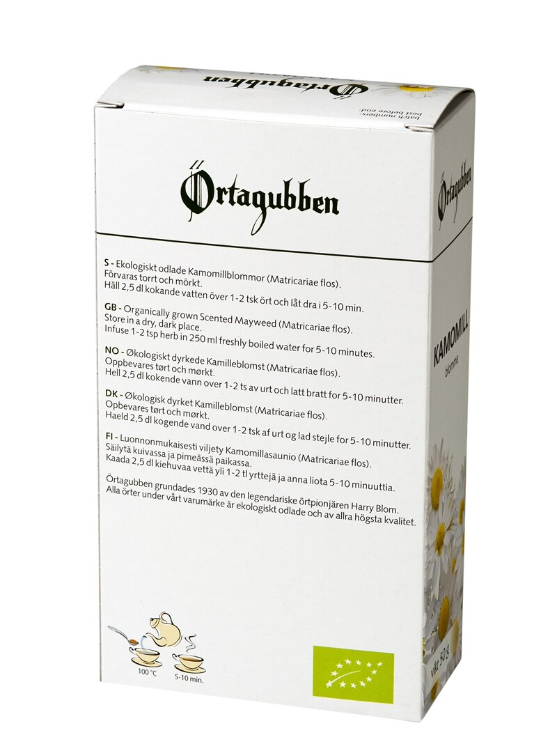 Örtagubben Kamomill blomma EKO 50 g