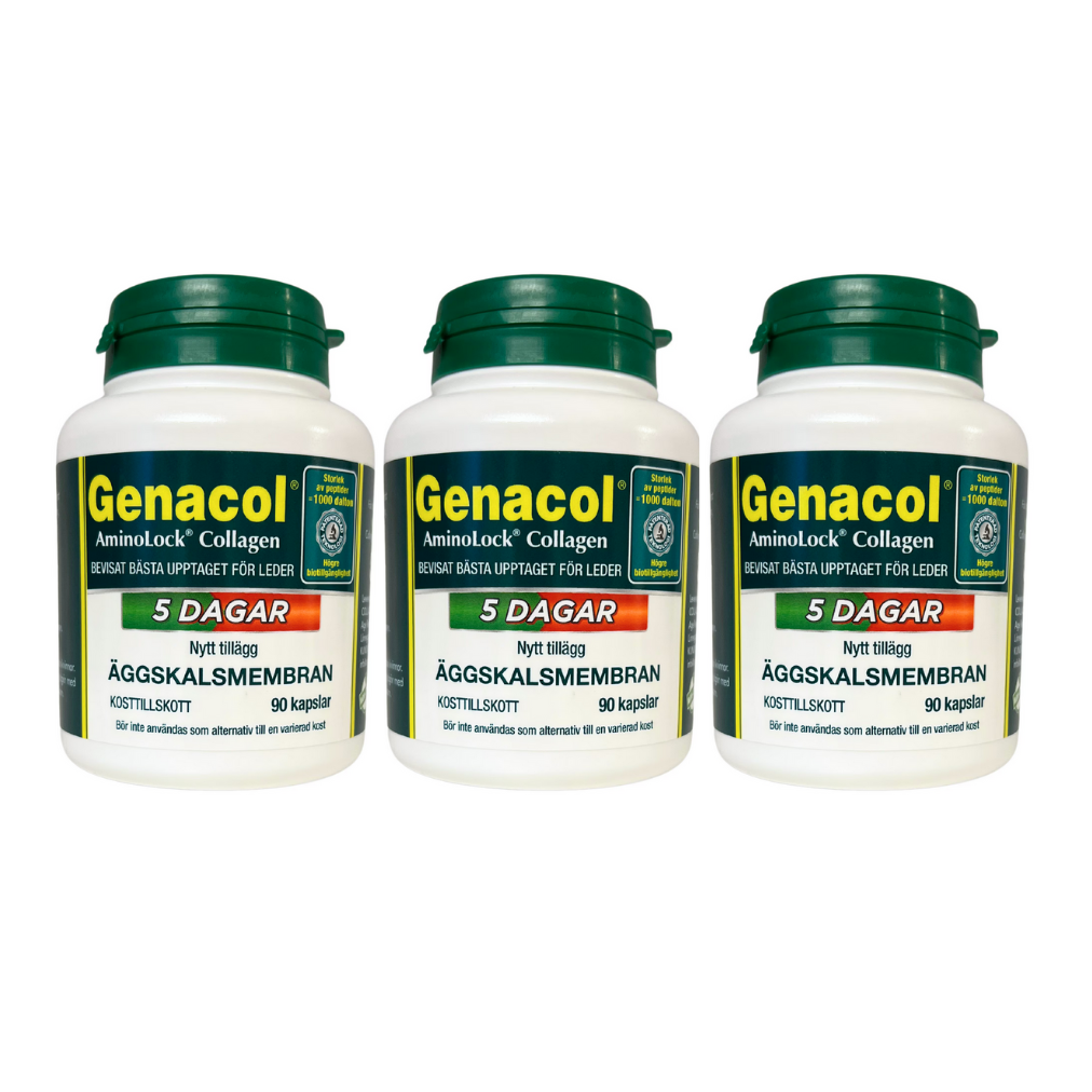 3-PACK Genacol + äggskalsmembran 90 kapslar