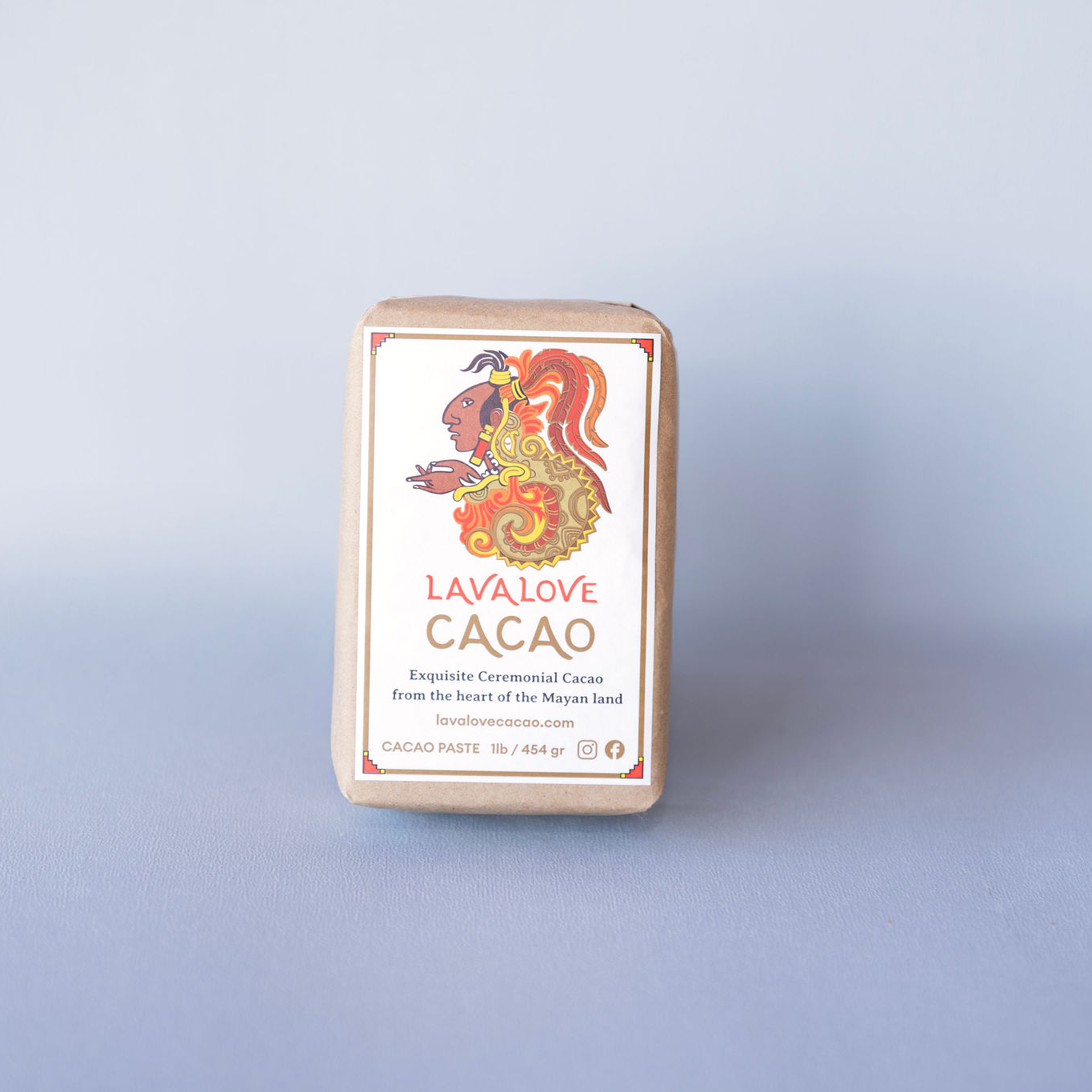 Lava Love 100% Ceremoniell Cacao Block 454 gr