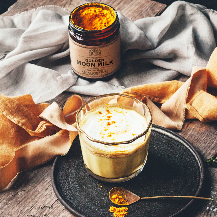 Anima Mundi Golden Moon Milk Blue Lotus Vanilla 142g