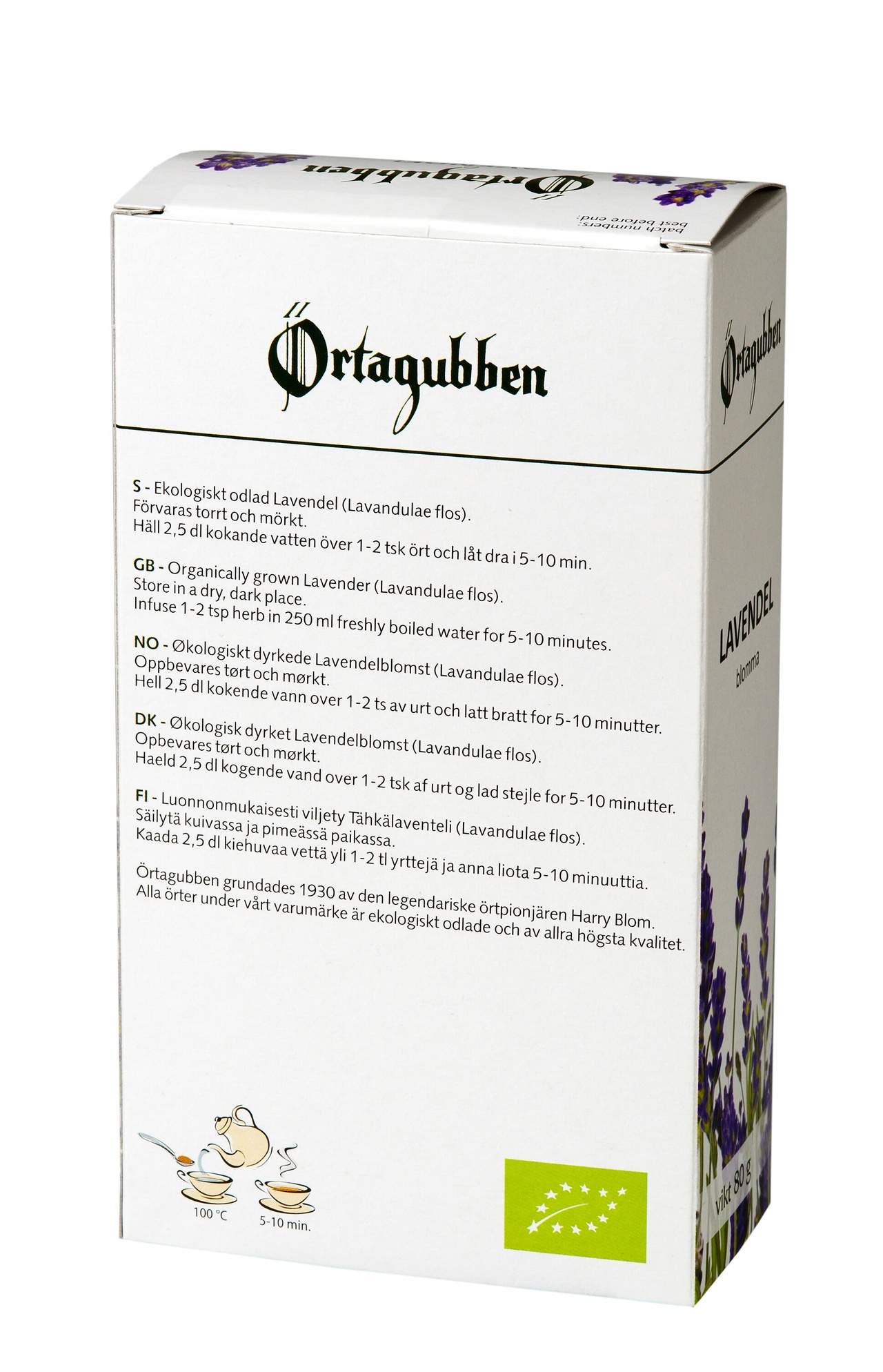 Örtagubben Lavendel blomma EKO 80g