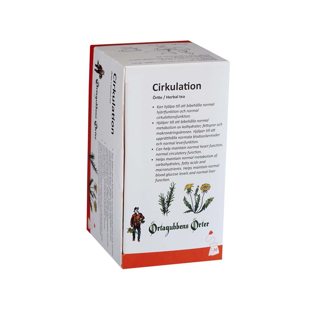 Cirkulation 20 Tepåsar Örtagubbens Örter