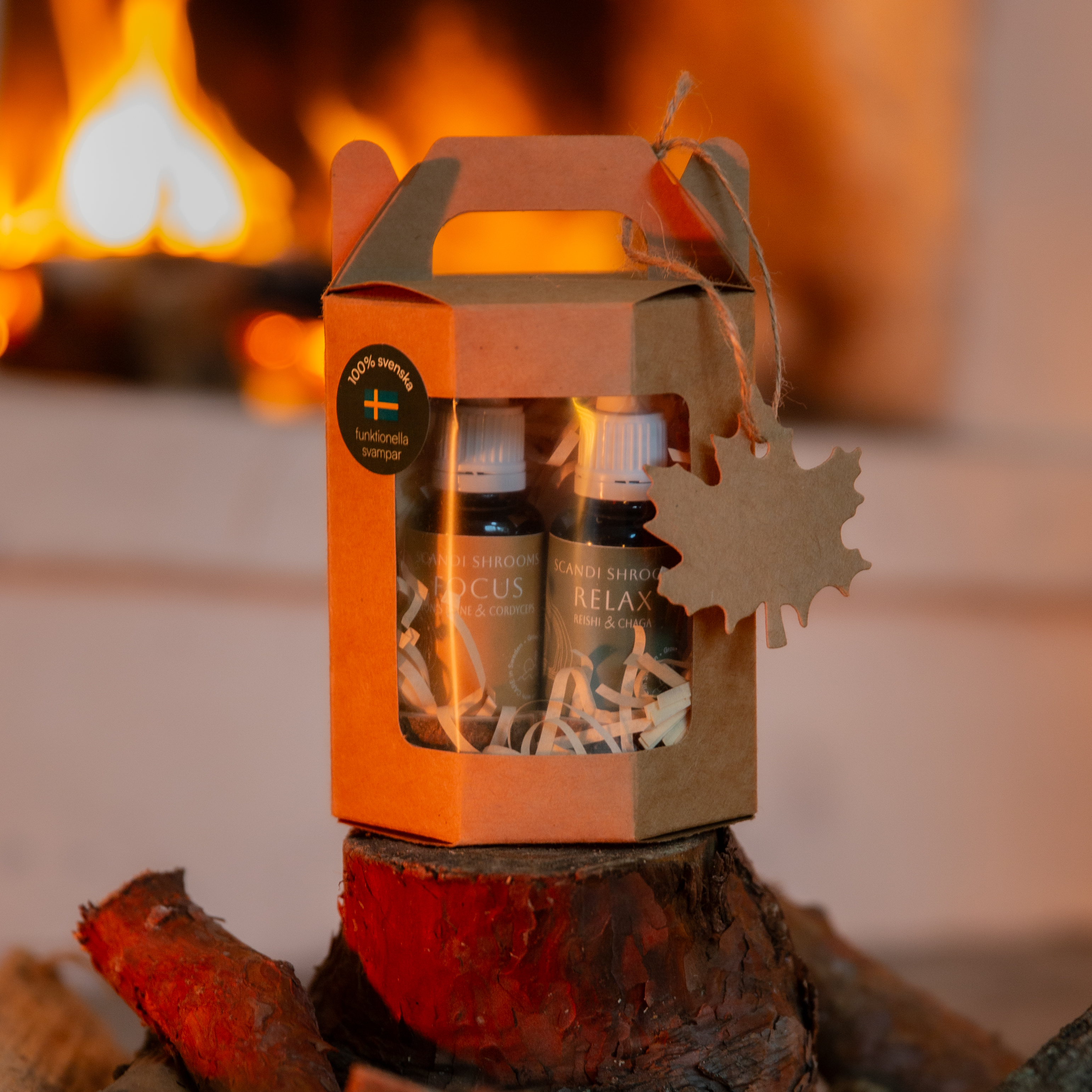 Scandi Shrooms Christmas bundle Focus + Relax kit