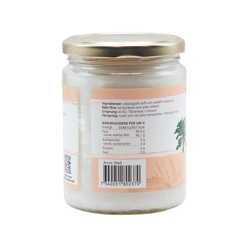 Kokosolja eko Smak & Doftfri 500 ml Mother Earth