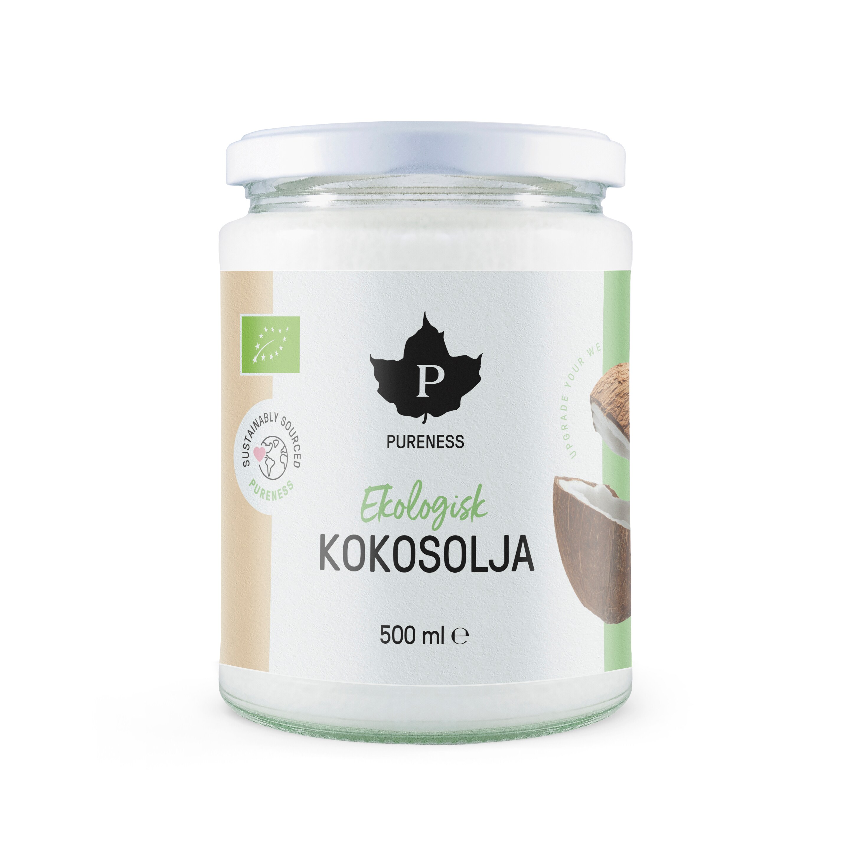 Pureness Kokosolja Extra Virgin 500ml Eko Raw