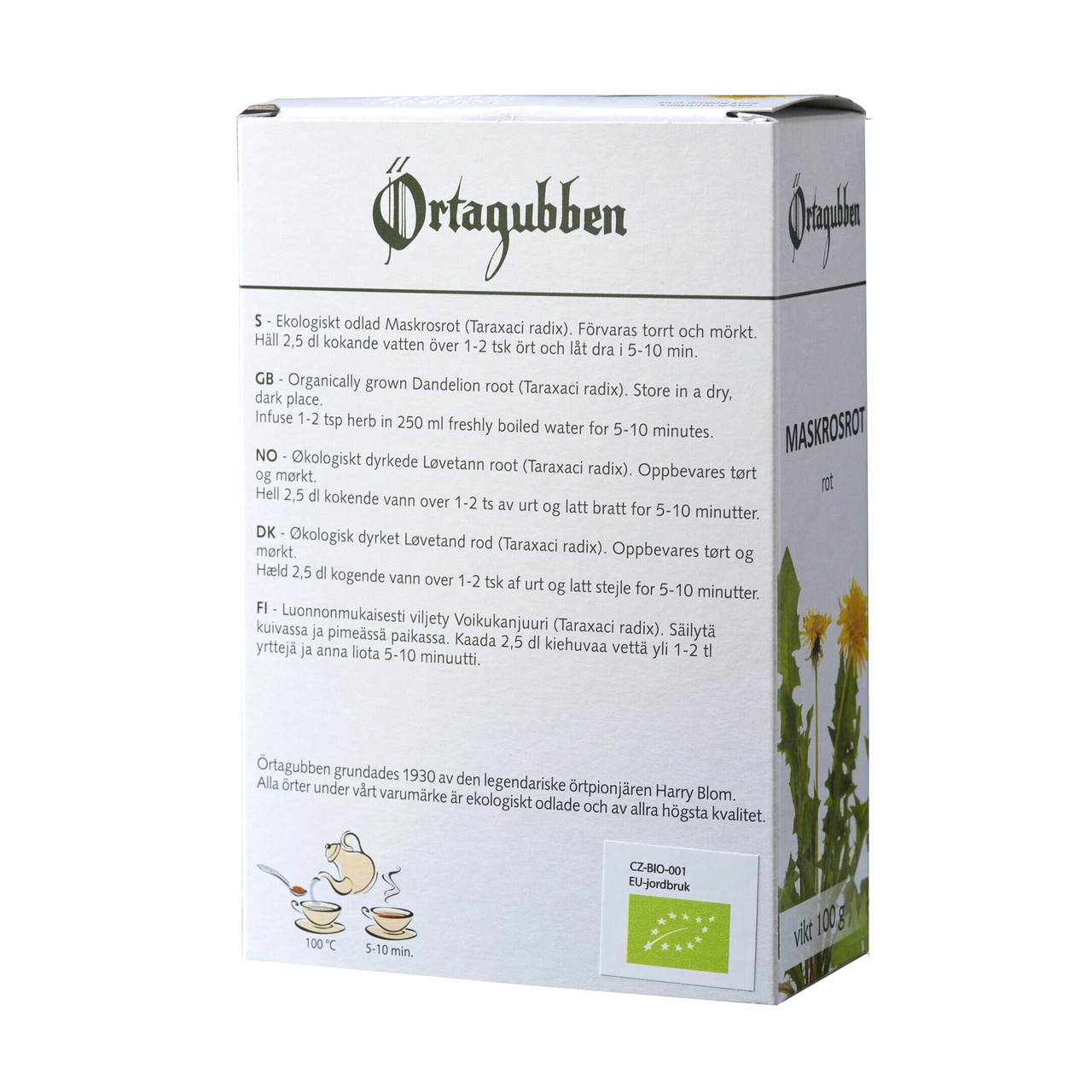 Örtagubben Maskrosrot Eko 100 g