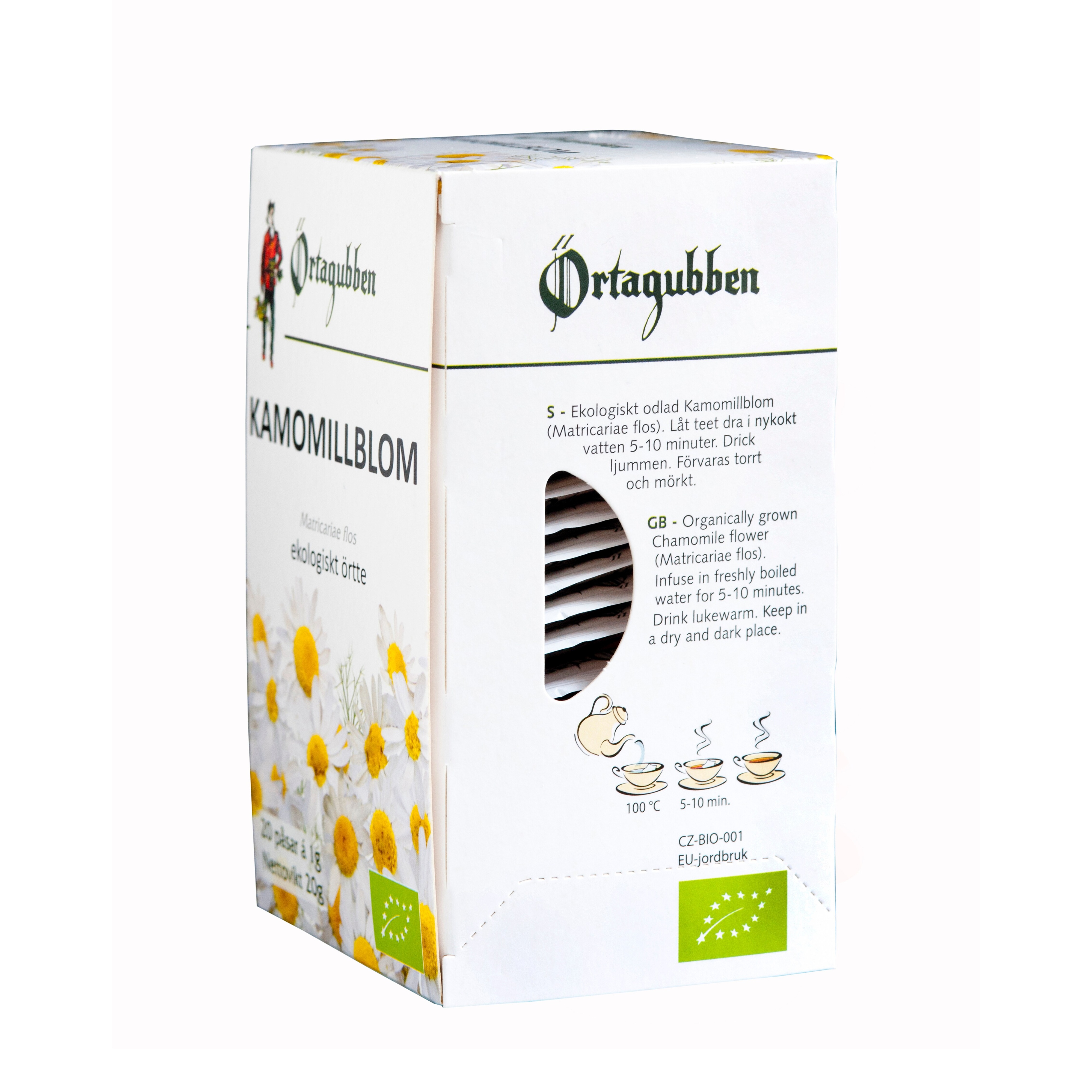 Örtagubben Kamomillblom EKO 20 påsar