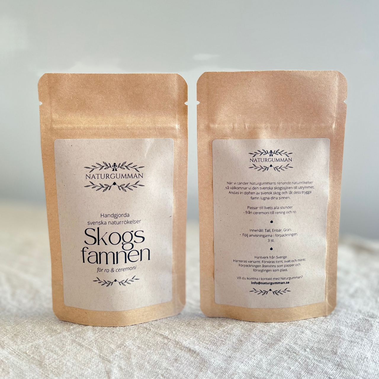 Naturgumman - Skogsfamnen Svenska naturrökelser