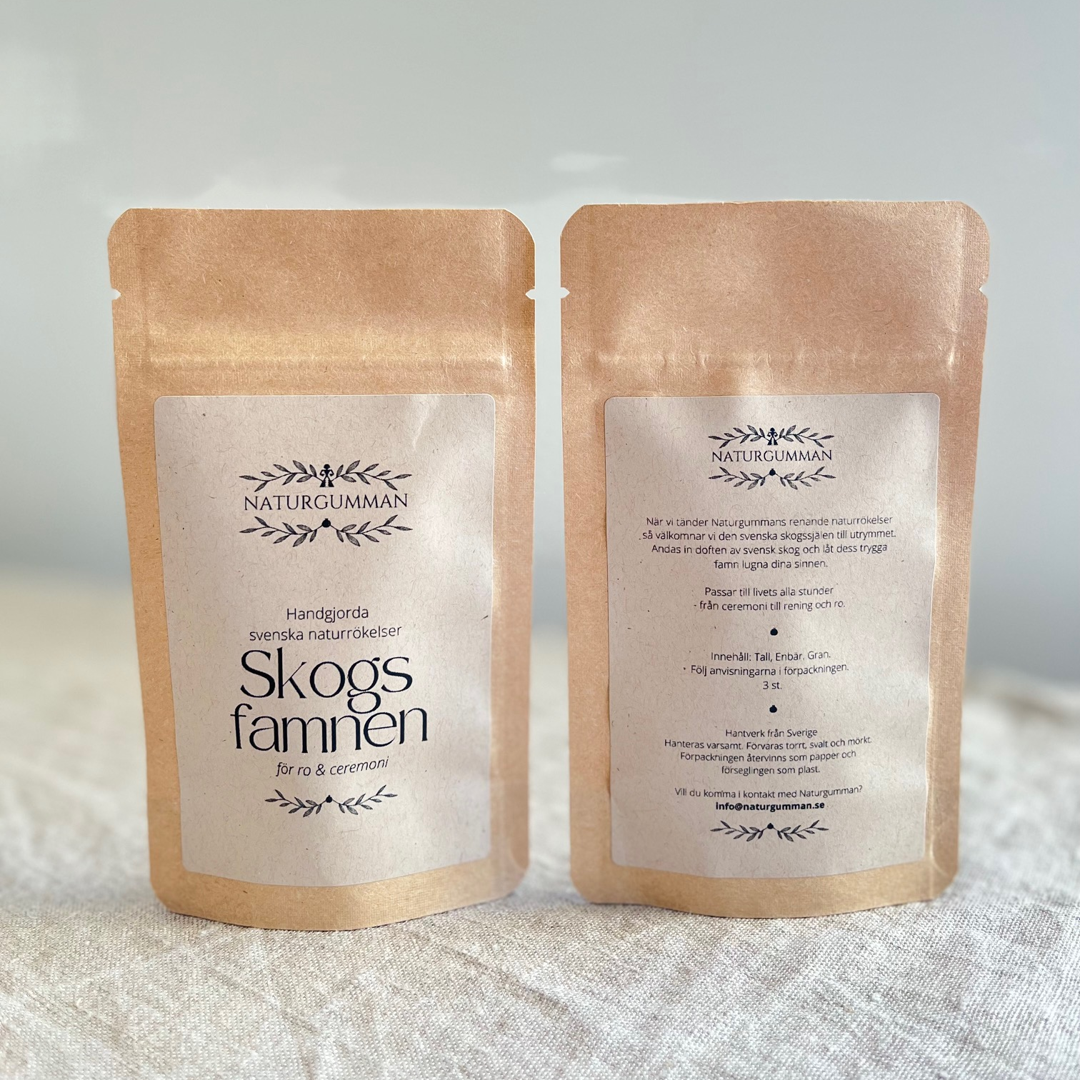 Naturgumman - Skogsfamnen Svenska naturrökelser