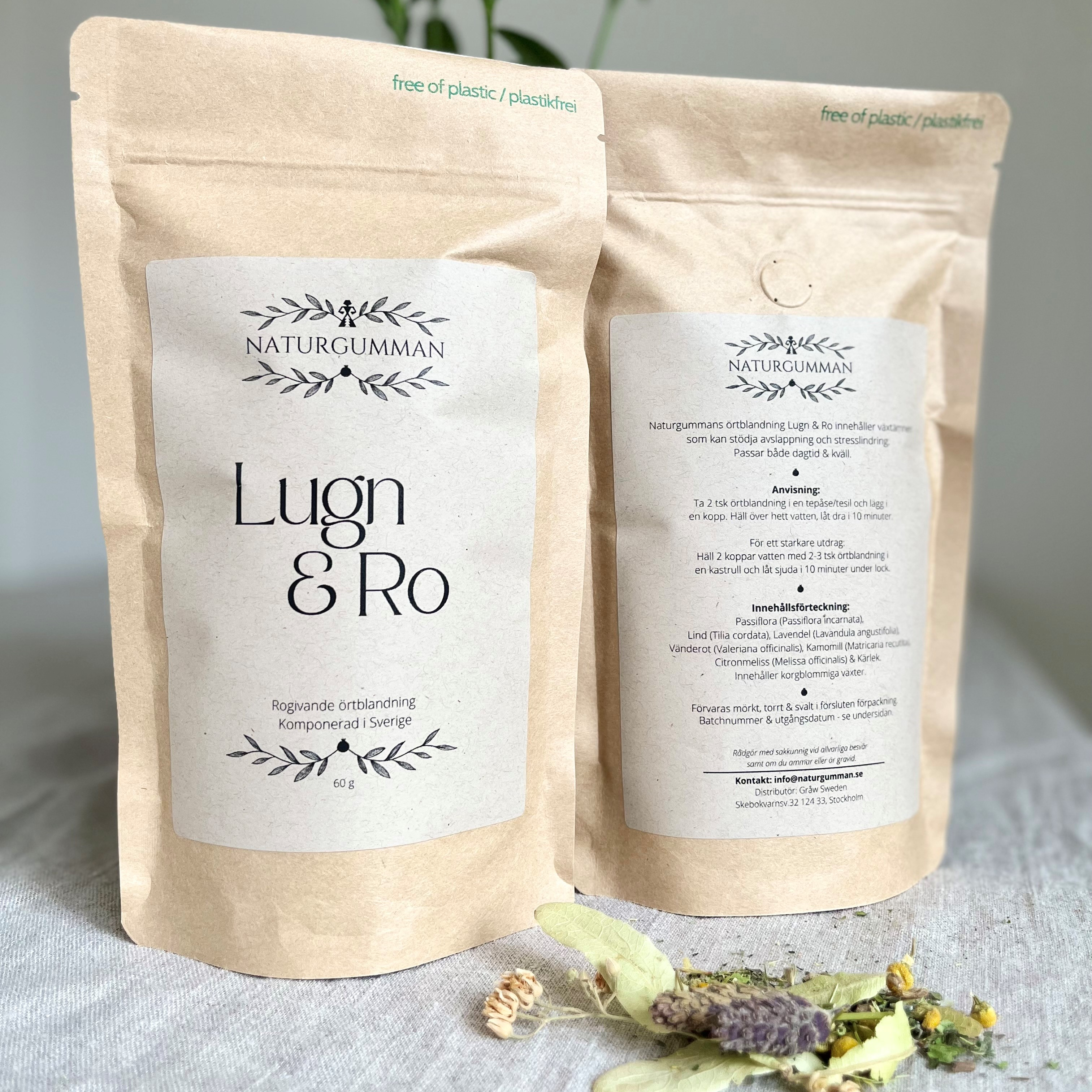 Naturgumman - Lugn & Ro örtblandning 60g