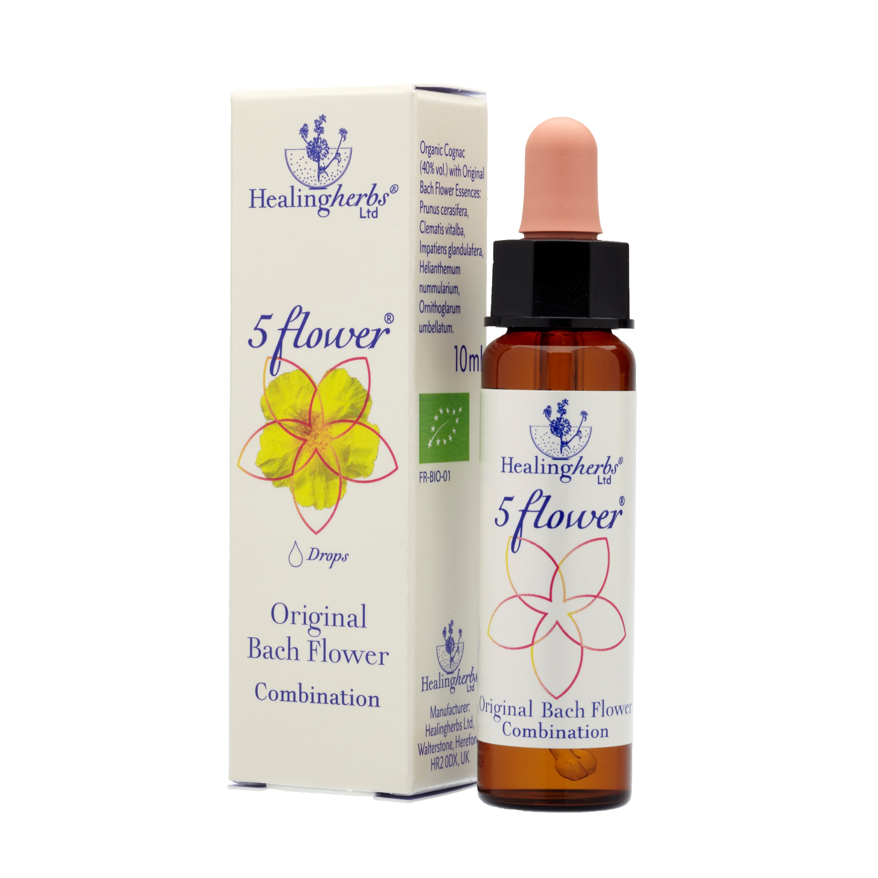 5 Flower 10 ml Rescue Remedy Healing Herbs