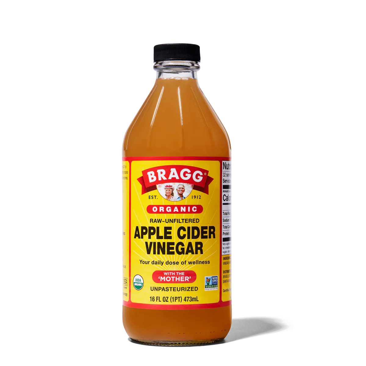 Bragg Äppelcidervinäger Opastöriserad Eko 473 ml