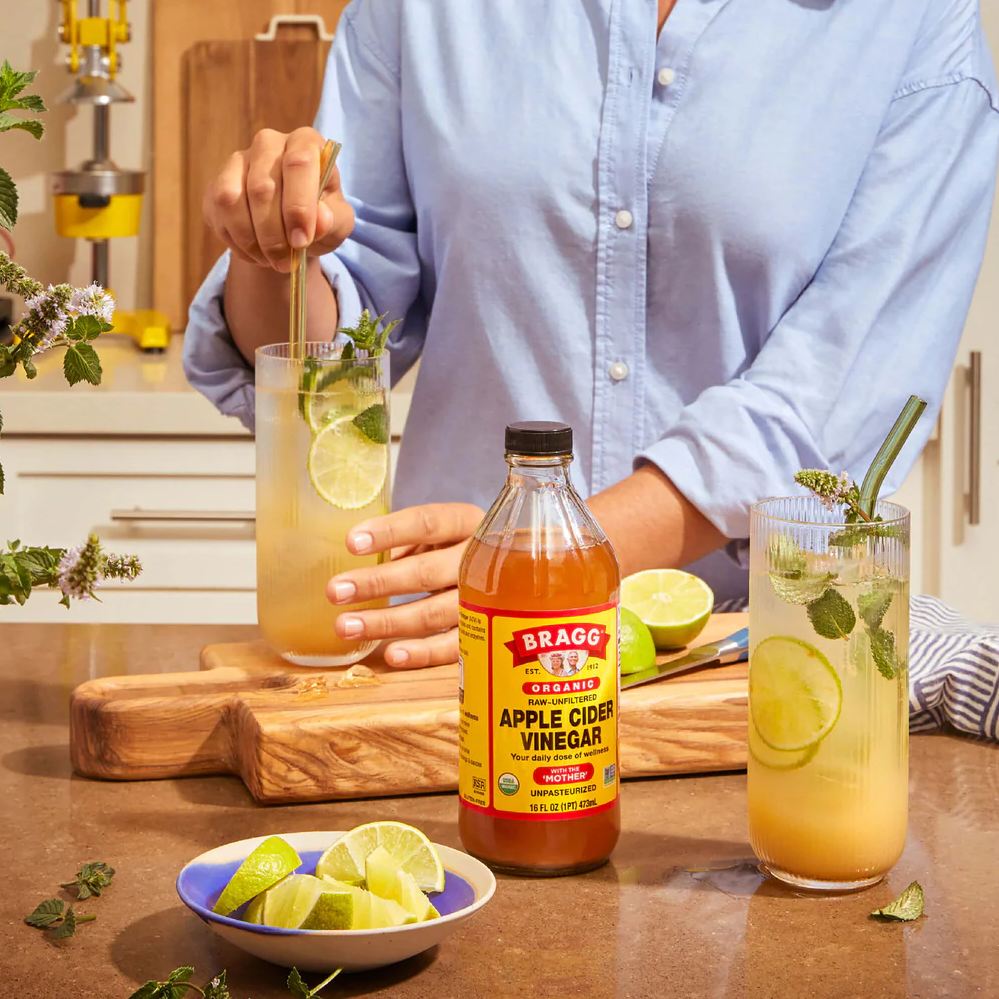 Bragg Äppelcidervinäger Opastöriserad Eko 473 ml