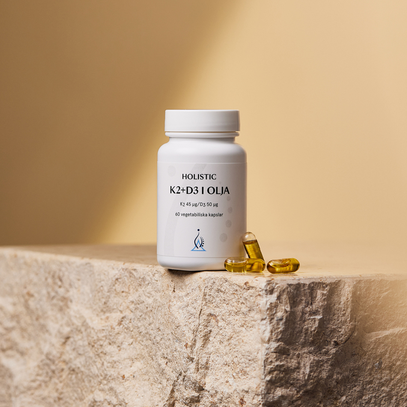 Holistic K2+D3 i olja 60 kaps