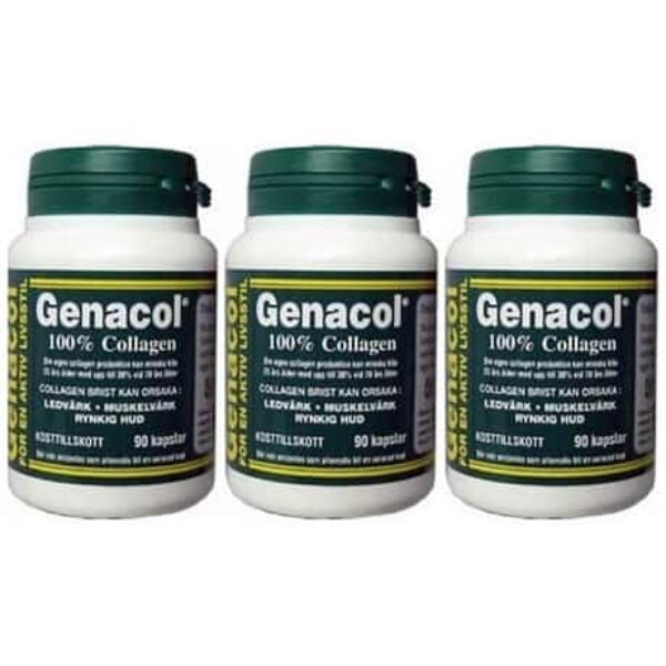 Genacol 90 kapslar - 3 PACK - 100% collagen