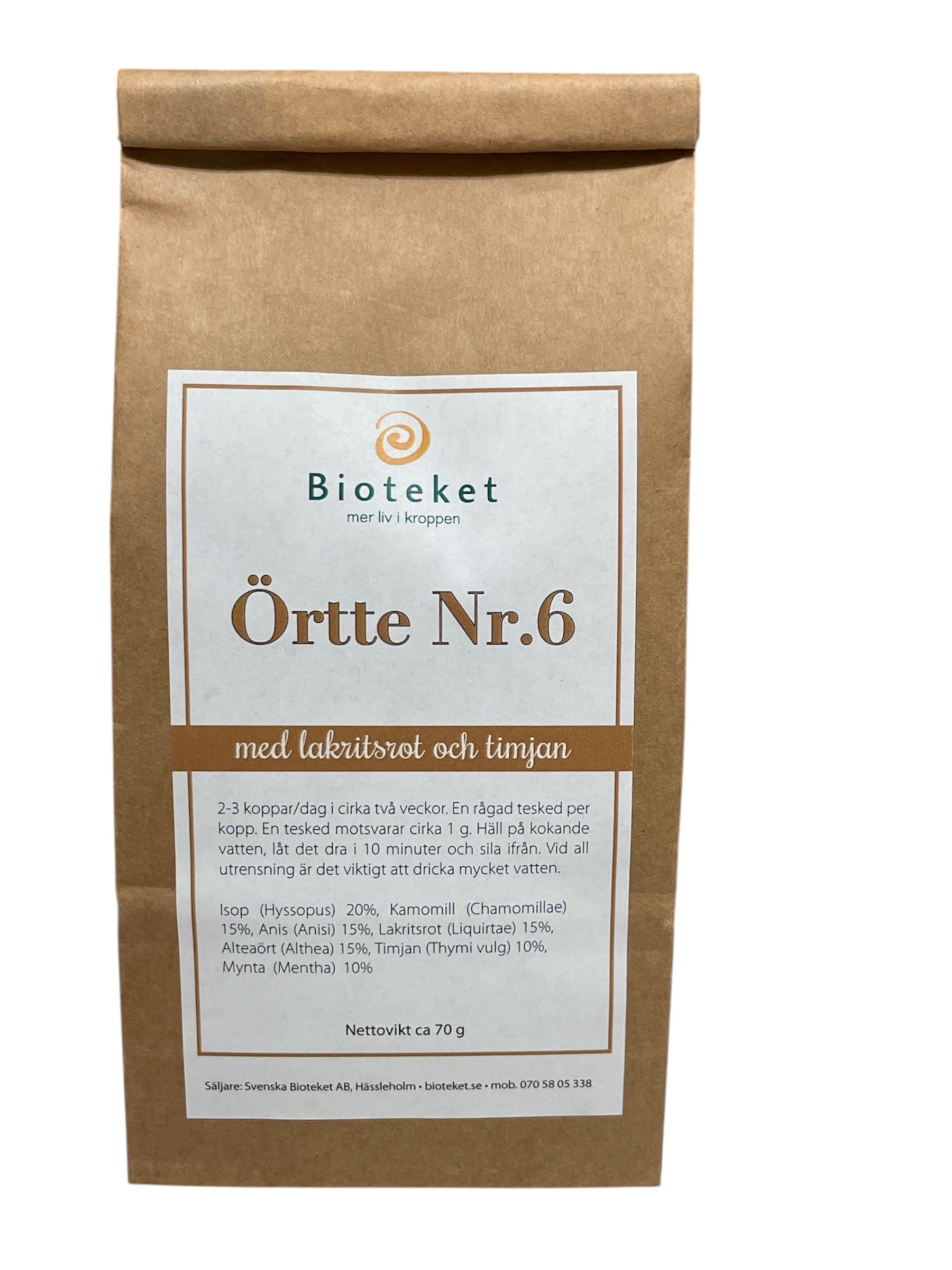 Bioteket Örtte nr 6