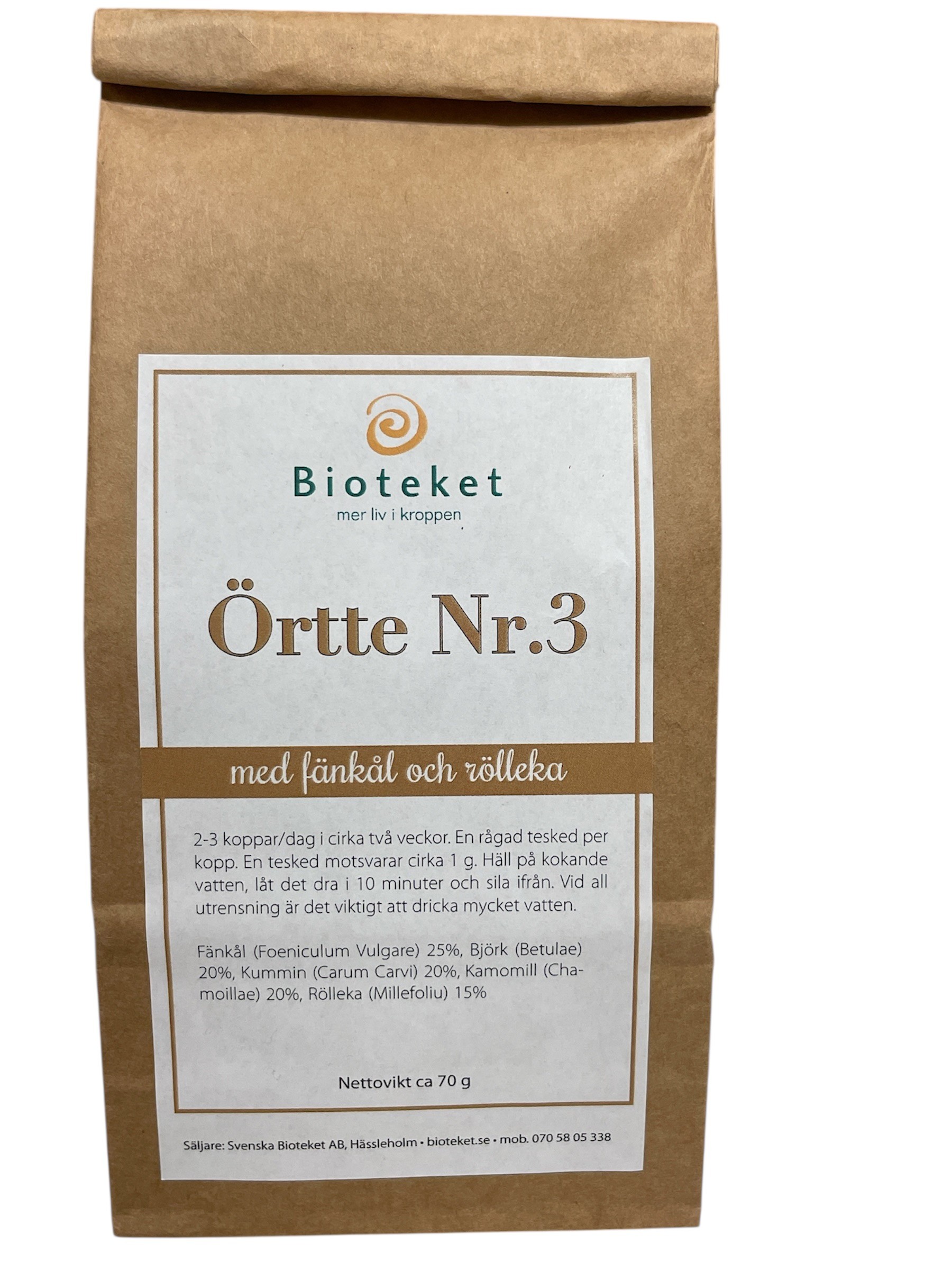 Bioteket Örtte nr 3