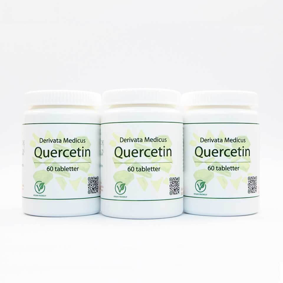 3-PACK Quercetin 500 mg 60 tabl Derivata Medicus