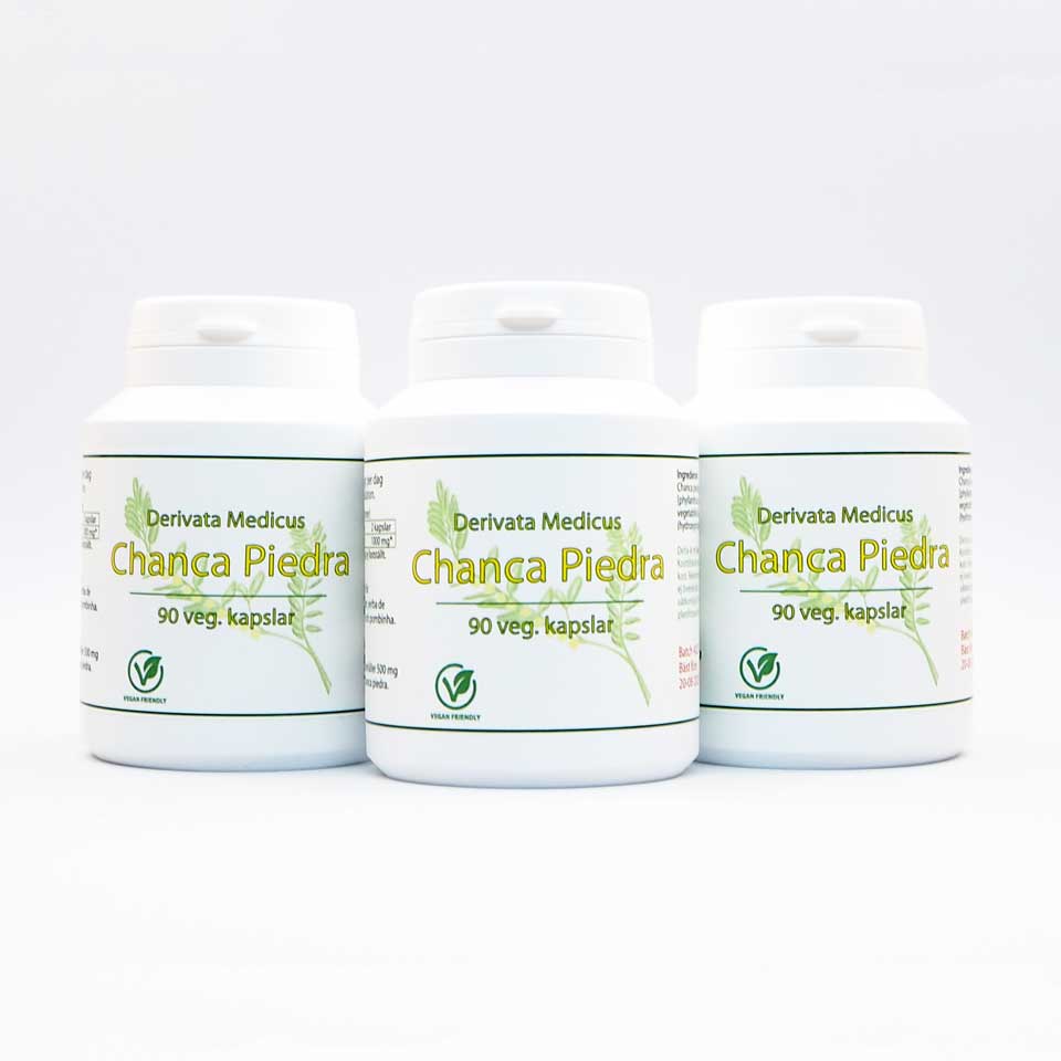 3-PACK Chanca piedra 90 kapslar Derivata Medicus