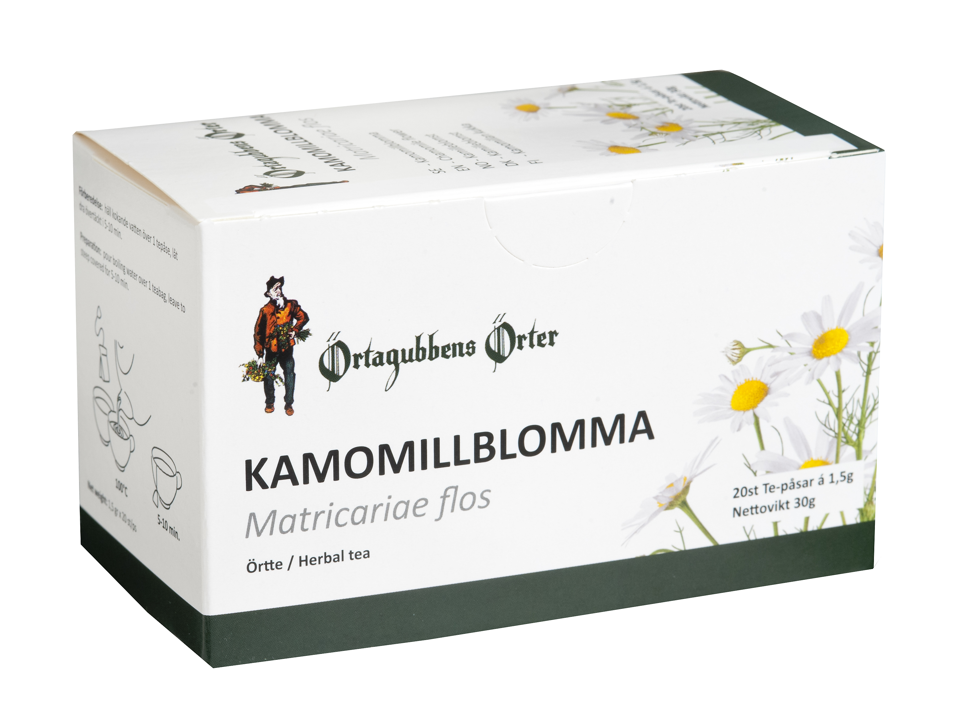 Örtagubben Kamomillblom 20 påsar