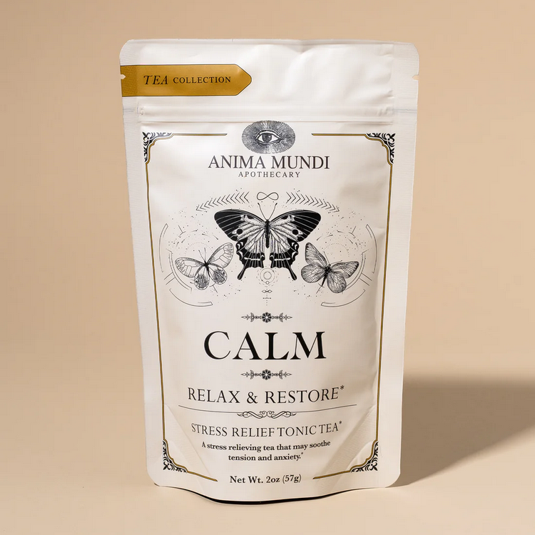Anima Mundi Calm Relax and Restore Tea 57 g - Ros, Tulsi, Ashwaganda