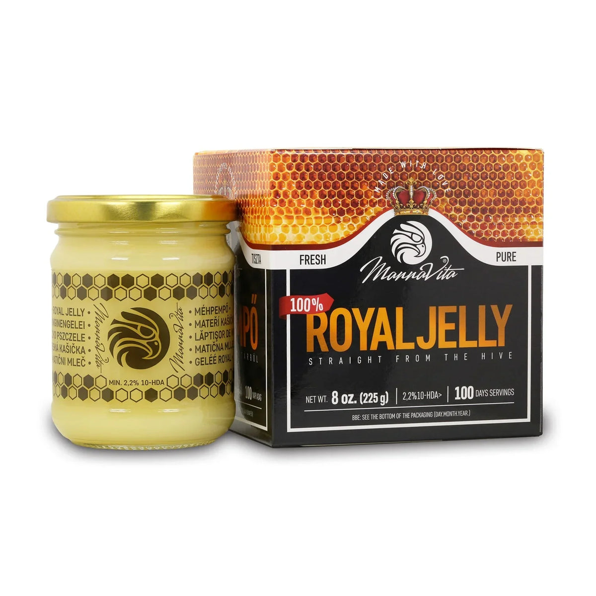 100% Ren Royal Jelly 100g MannaVita