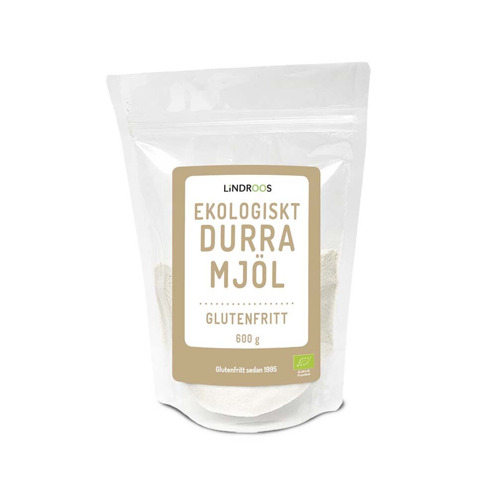 Glutenfritt Durramjöl eko 600 g Lindroos
