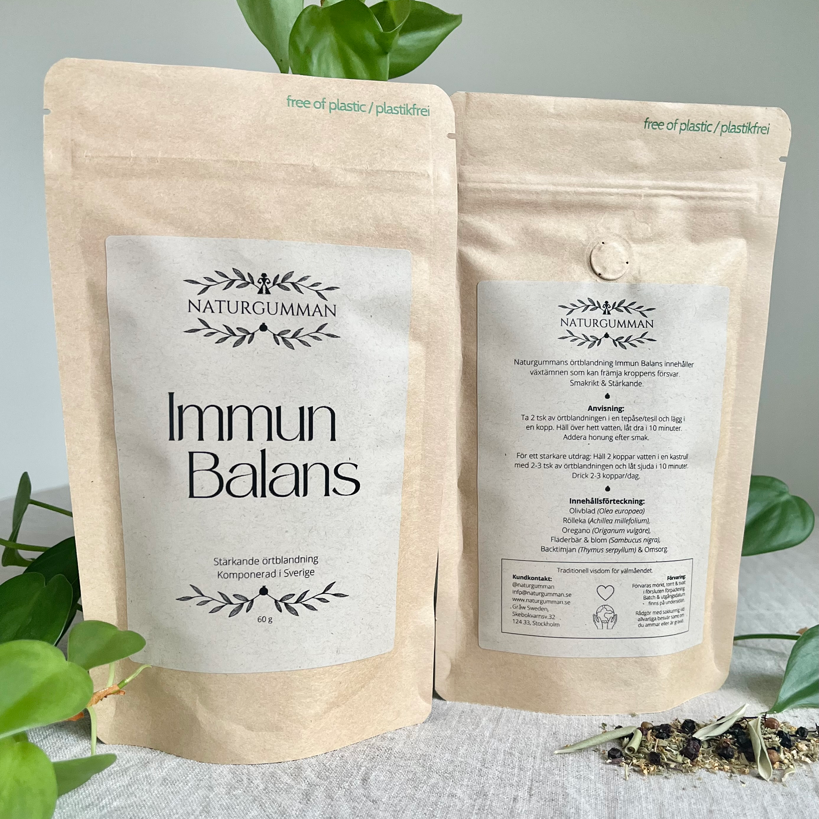 Naturgumman - Immun Balans örtblandning 60g