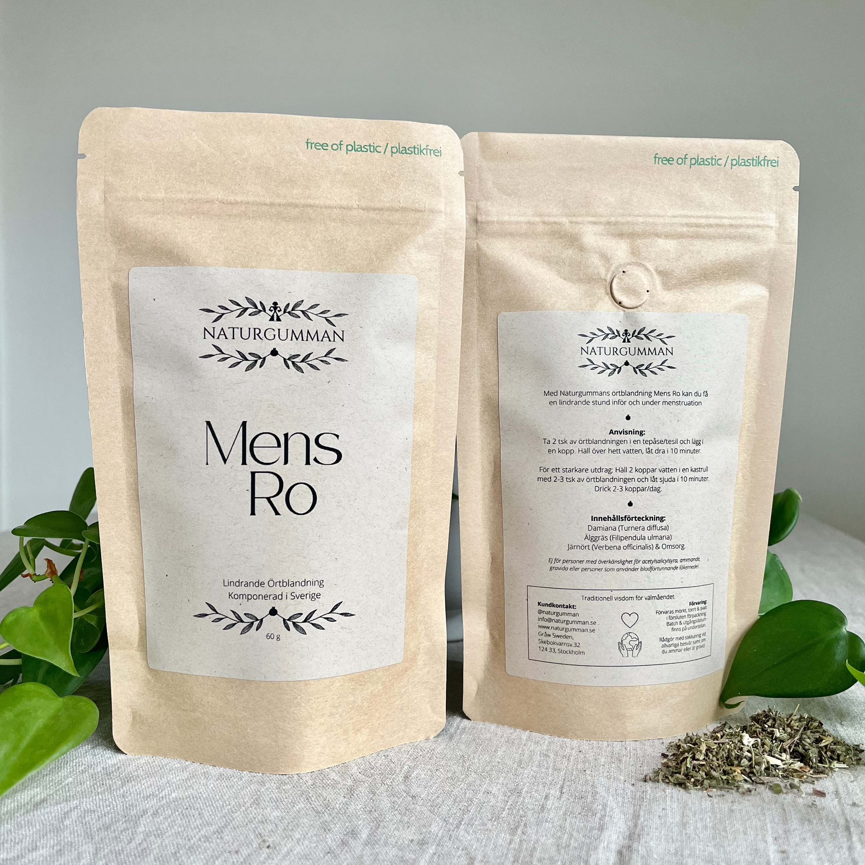 Naturgumman - Mens Ro Örtblandning 60g