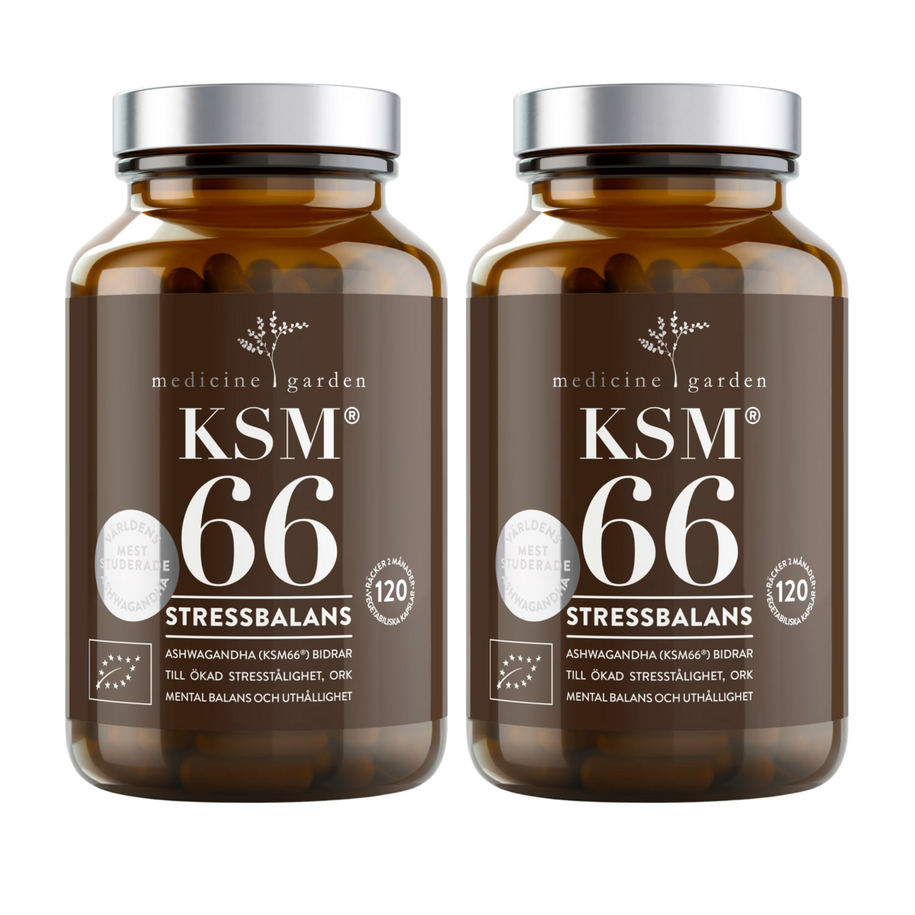 KSM66 Ashwagandha Eko 120 kaps 2-PACK