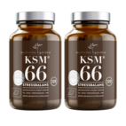 KSM66 Ashwagandha Eko 120 kaps 2-PACK