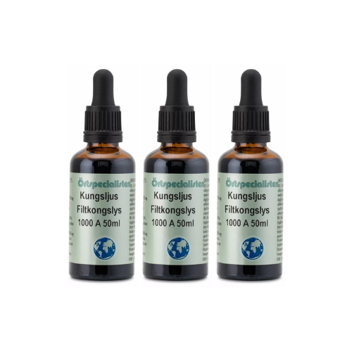 3-PACK Örtspecialisten Kungsljus 1000A 50 ml