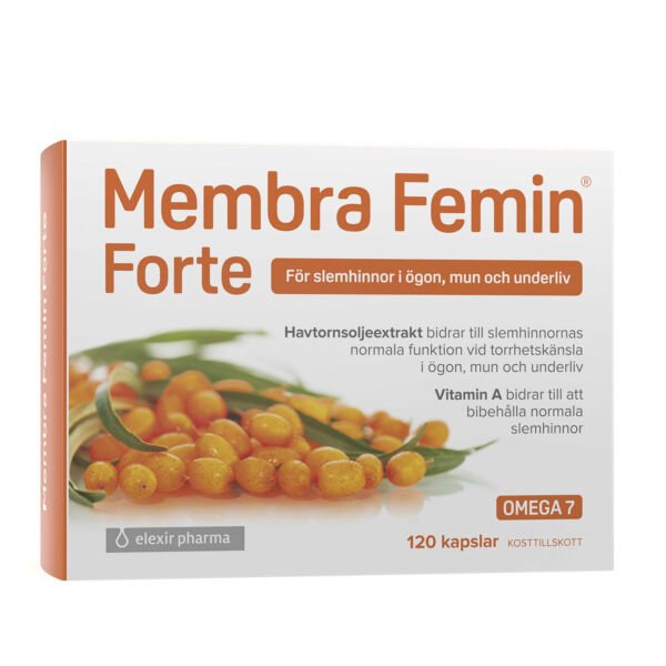Elexir Pharma  Membra Femin Forte 120 kaps - för torra slemhinnor