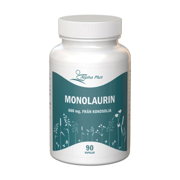 Alpha Plus Monolaurin 600 mg 90 kapslar