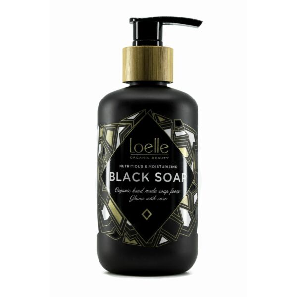 Loelle Black soap flytande 250 ml
