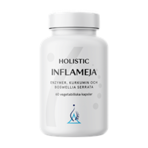 Holistic Inflameja 60 kaps - Enzymer, Kurkumin och Boswellia Serrata