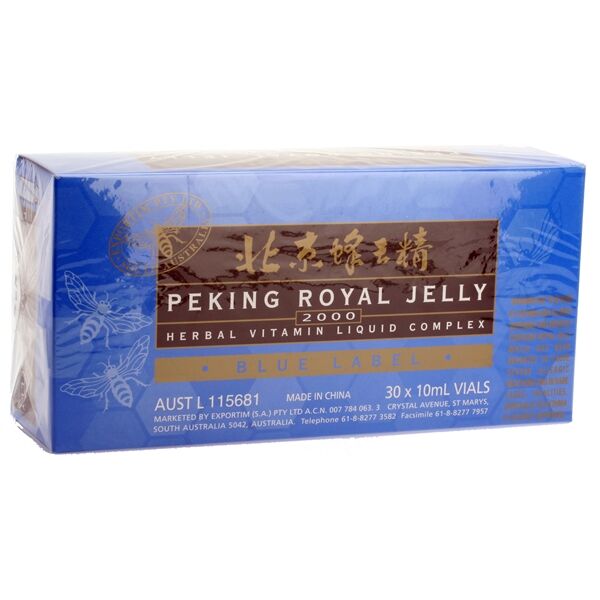 Peking Royal Jelly bidrottninggele 2000mg 30 ampuller